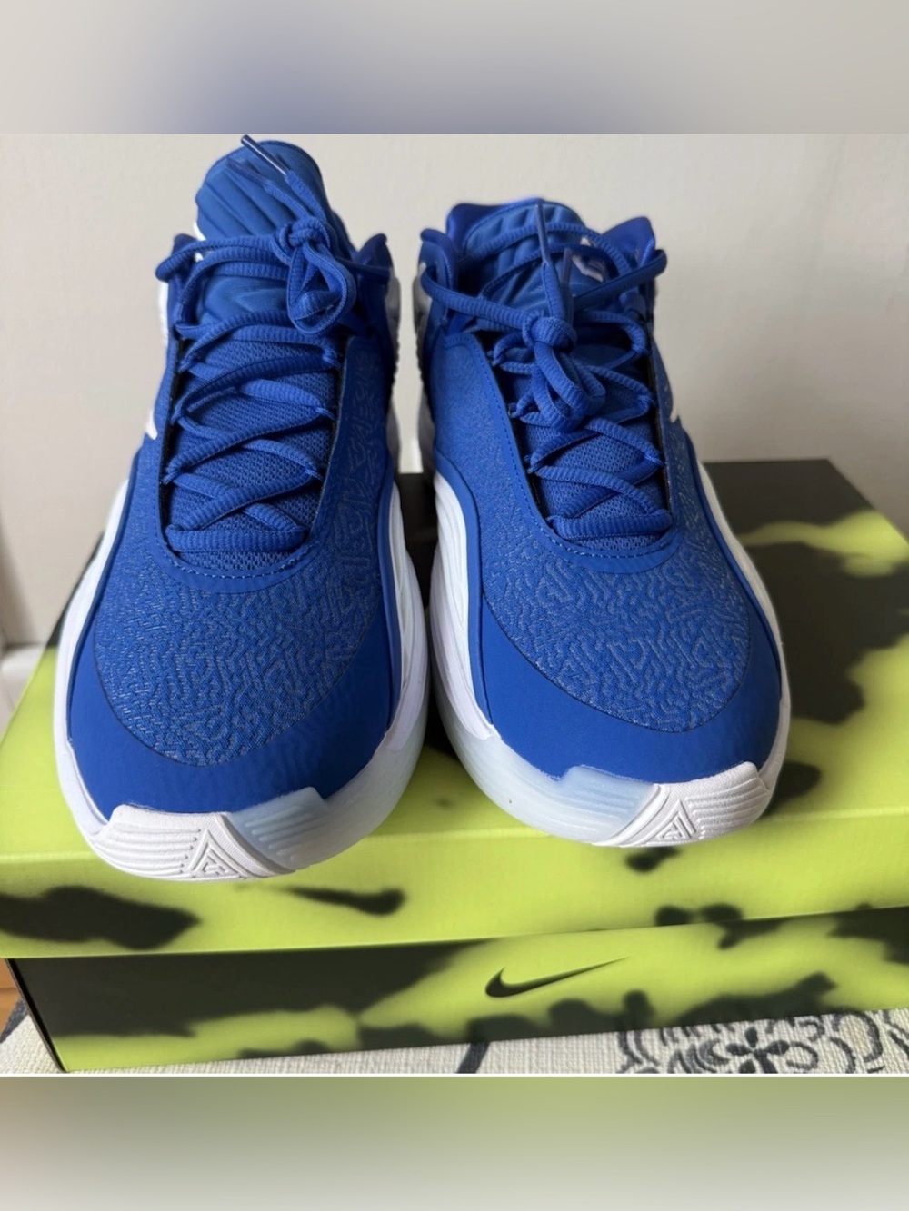 🔥 Nike Giannis Freak 7 TB Game Royal White Size 10.5 NEW w/ Box